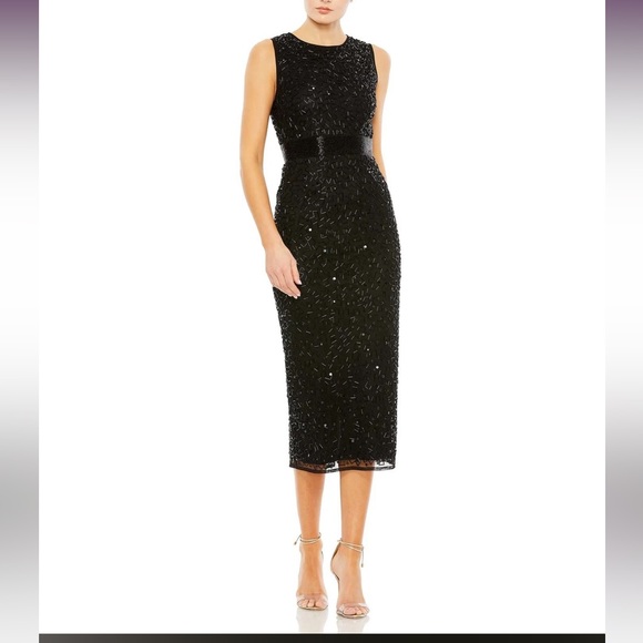 Mac Duggal - 40777M Geometric Cutout Jersey Dress
